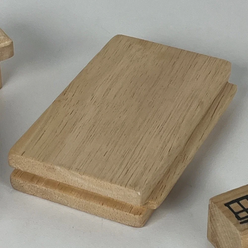 Kinderkram Wooden Toy Replacement Parts‎ Natural Wood Blocks Set of 4 Germany